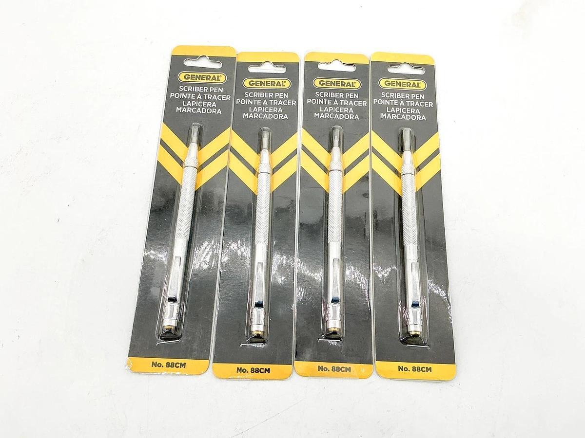 New Lot of 4 General 88CM Scriber Pen