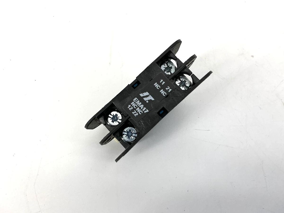 Used Eaton Cutler-Hammer EMA17 Dual Auxiliary Contact Block 2NC 10A 600VAC