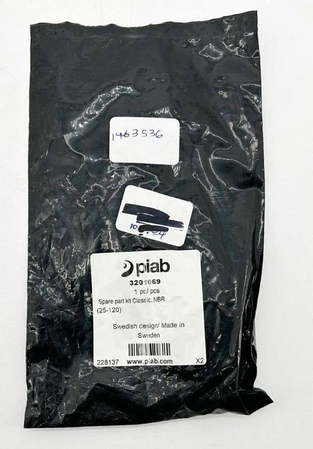 New Piab 3201069 Spare Part Gasket Kit Classic NBR 25-120