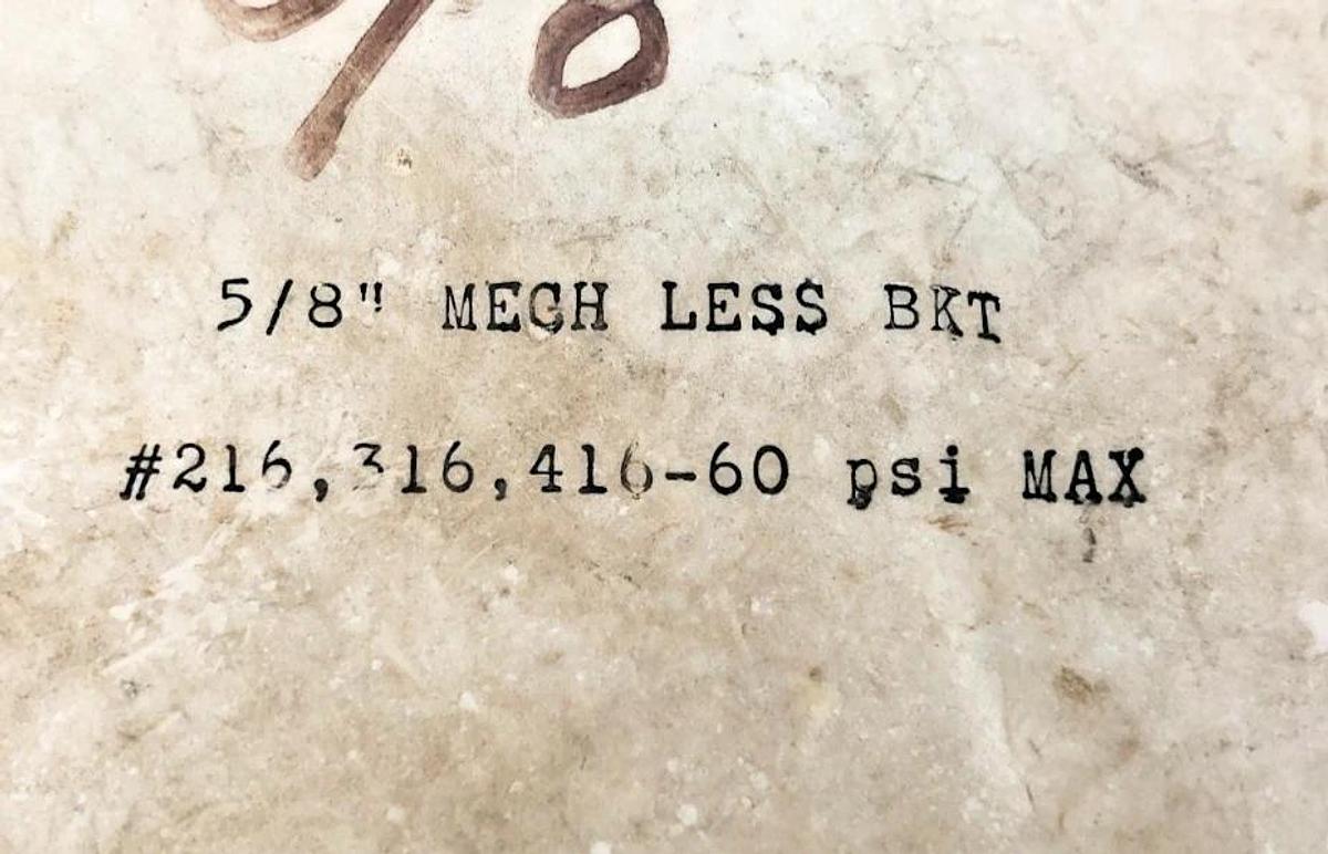 New Armstrong 5/8" MECH LESS BKT Repair Kit #216 316 416 60psi Max