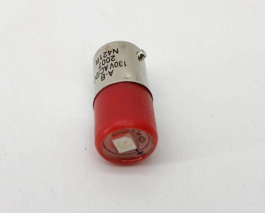 New Allen-Bradley 800T-N421R Red LED Bulb 130VAC/DC - No Box