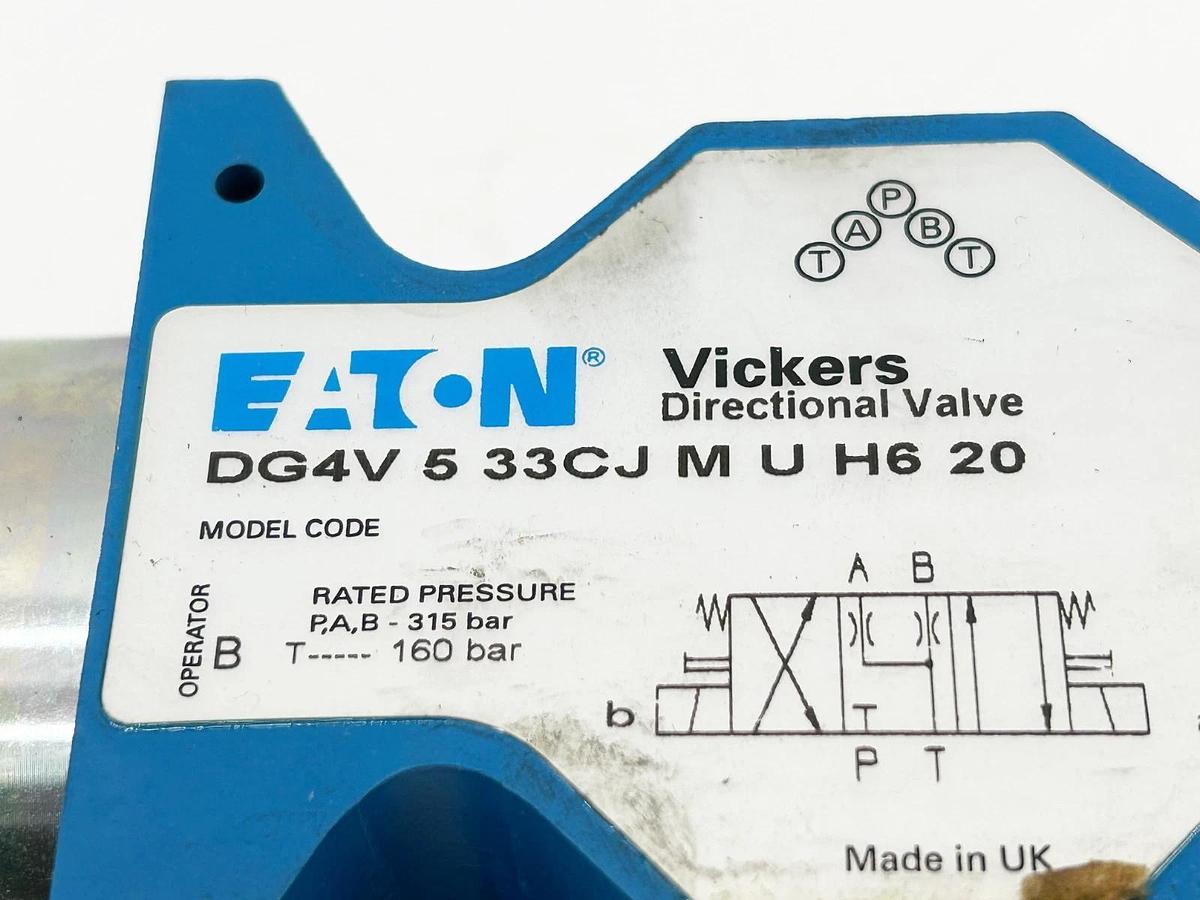 New Eaton Vickers DG4V 5 33CJ M U H6 20 Directional Solenoid Valve 24VDC