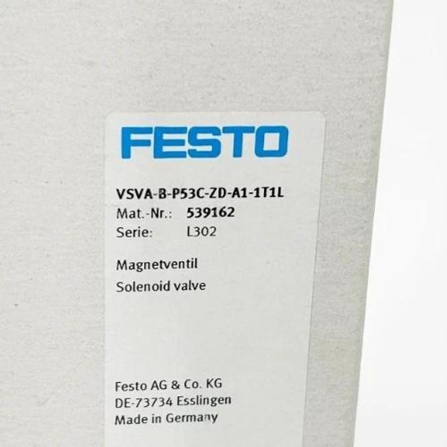 New Festo VSVA-B-P53C-ZD-A1-1T1L Pneumatic Solenoid Valve 24VDC 539162