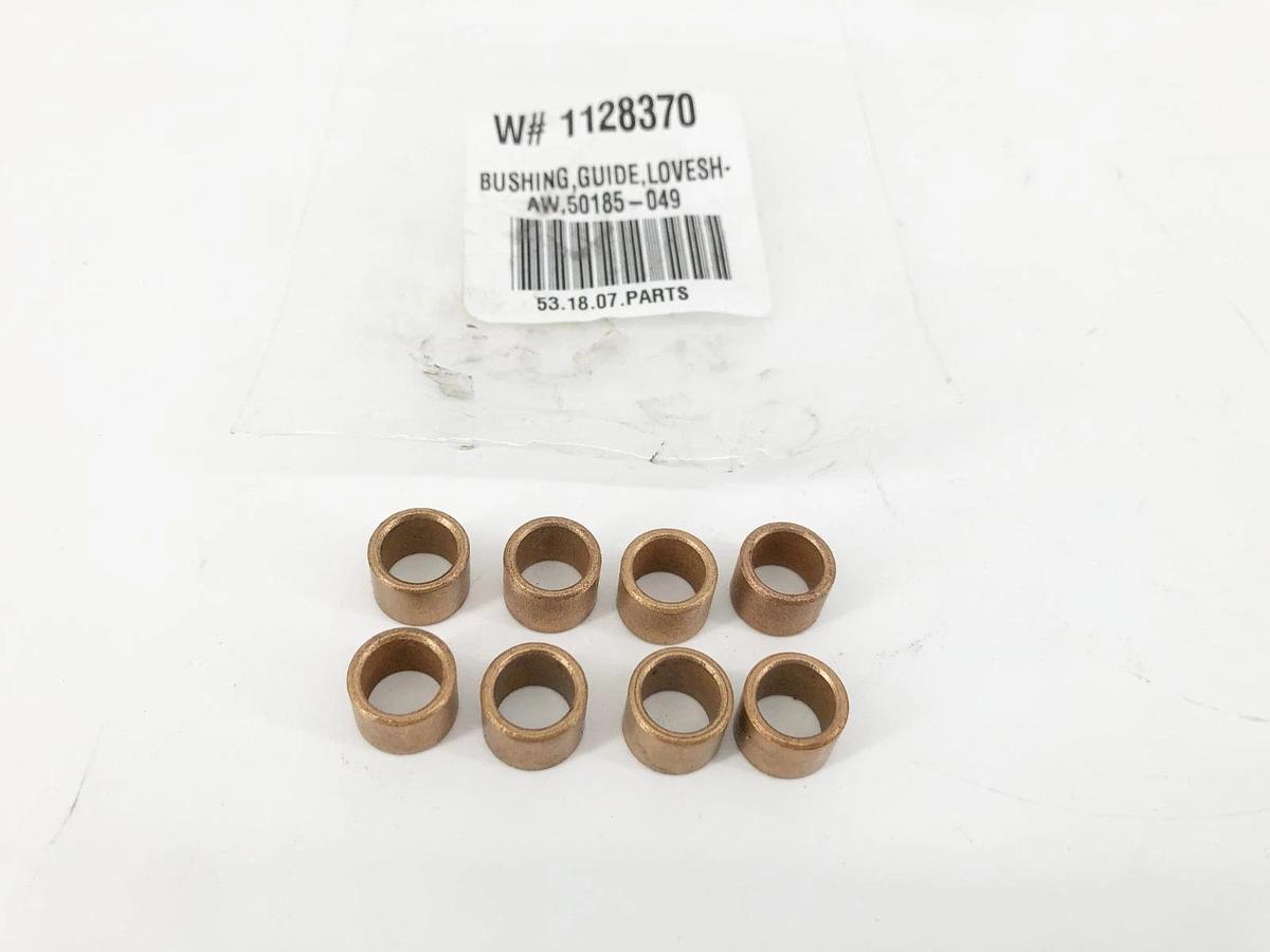 Lot of 8 New Loveshaw Dynatec 50185-049 Bronze Bushings 3/8 x 1/2 x 3/8 - No Box