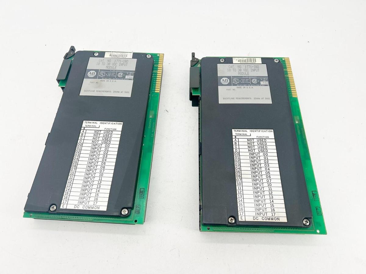 Used Lot of 2 1771-IBD 10-30VDC Input Module