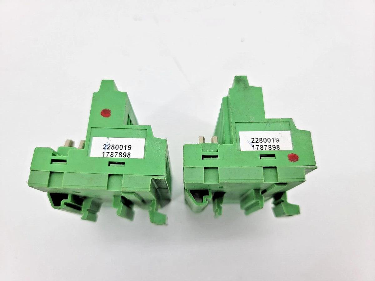 Lot of 2 New Phoenix Contact 2280019 Input Module 20 Pin 12-24AWG