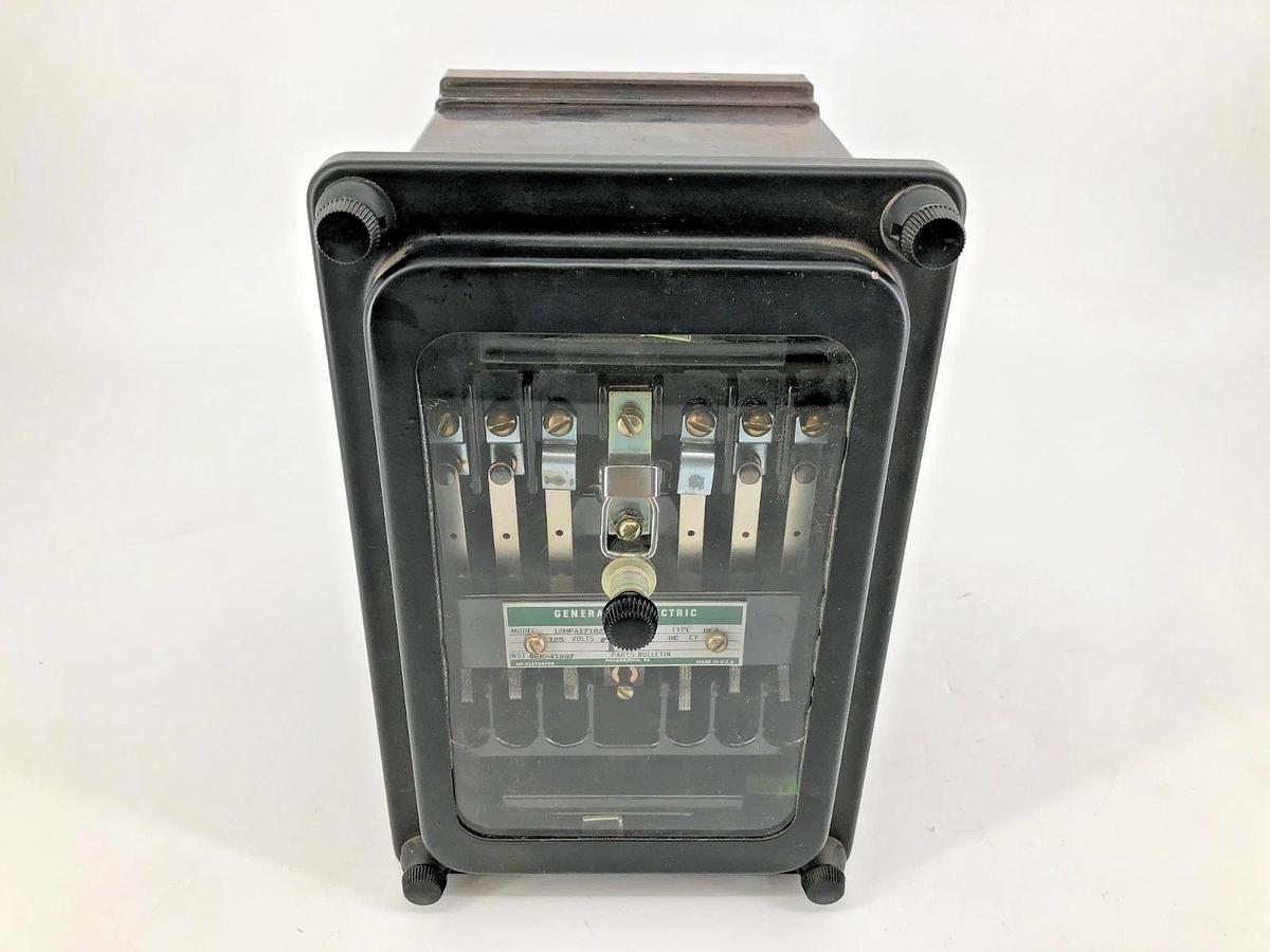 Used General Electric GE 12HFA171B2A Auxiliary Relay 125V