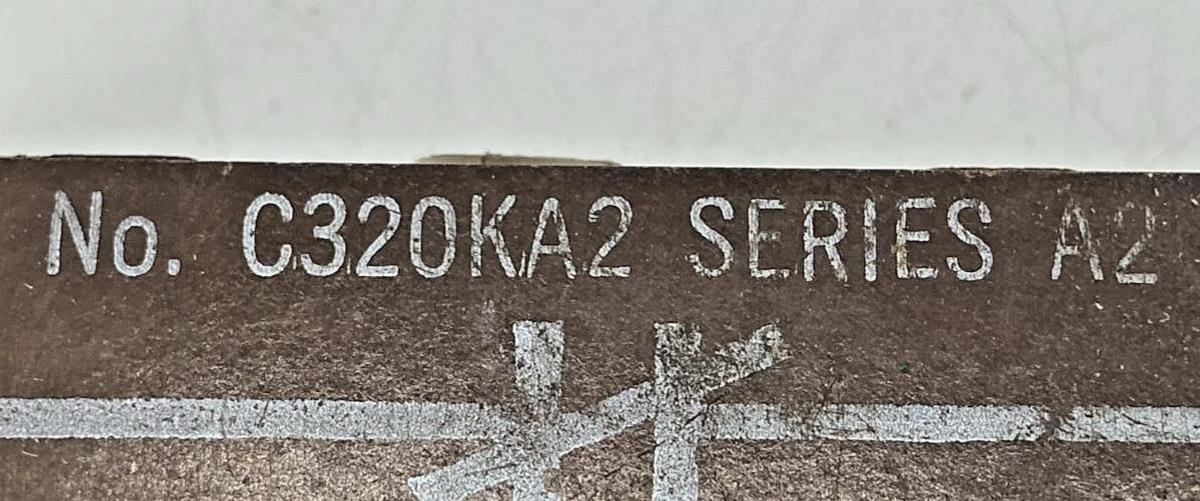 Used Lot of 2 Cutler-Hammer C320KA2 Ser A2 Base Auxiliary Contact 1NC 600VAC