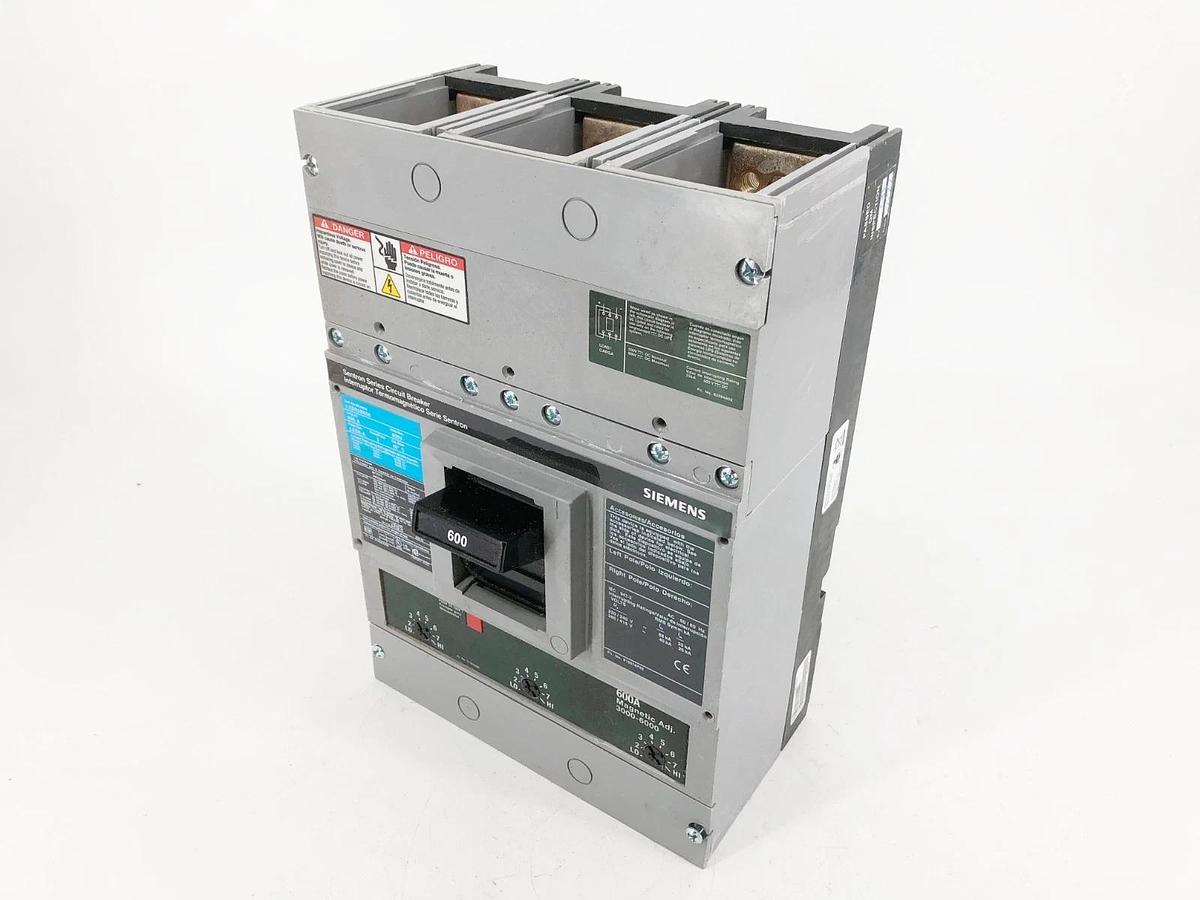 New Siemens LXD63B600 Circuit Breaker 600A 600V 3P Sentron Series
