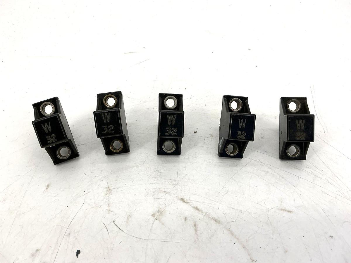 Used Lot of 5 Allen Bradley W32 Thermal Overload Relay Heater Element W-32