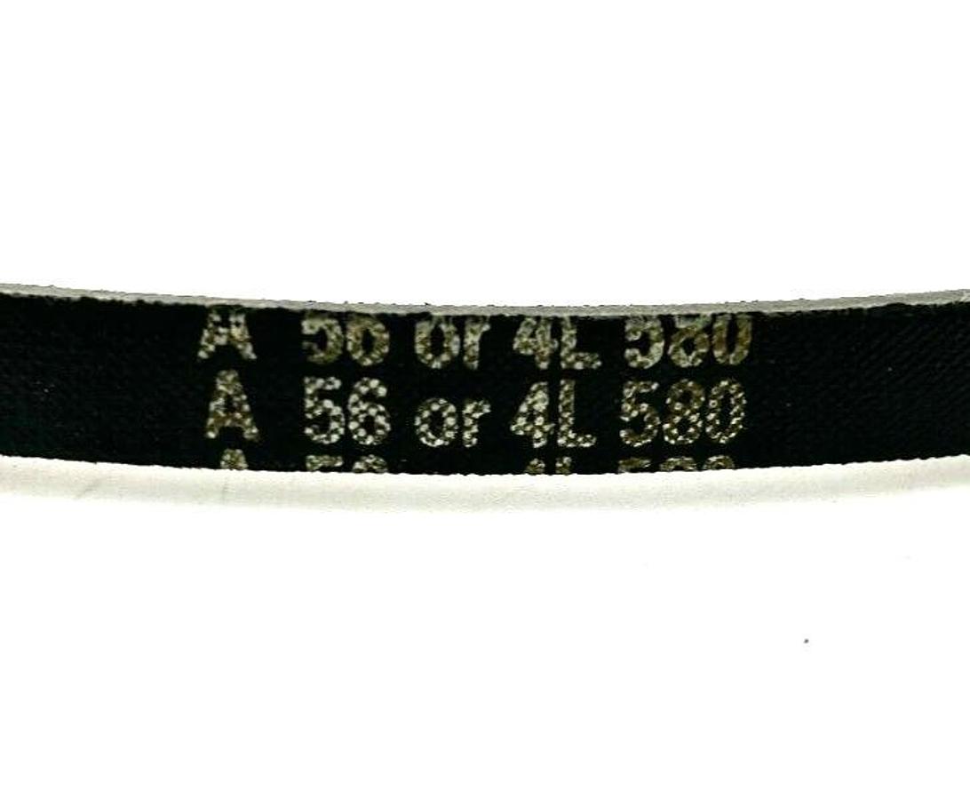 Lot of 2 New Bestorq A56 Belts, 4L580, 1/2" Top Width, 58" Outside Length