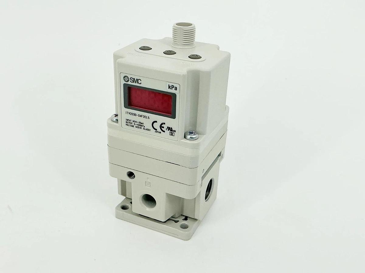 New SMC ITV2030-04N2CL5 Electro-Pneumatic Regulator 24V
