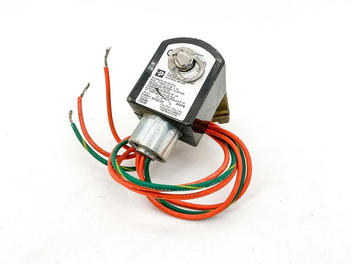 Used Parker AF4C05 Solenoid Valve 110/120V 8W