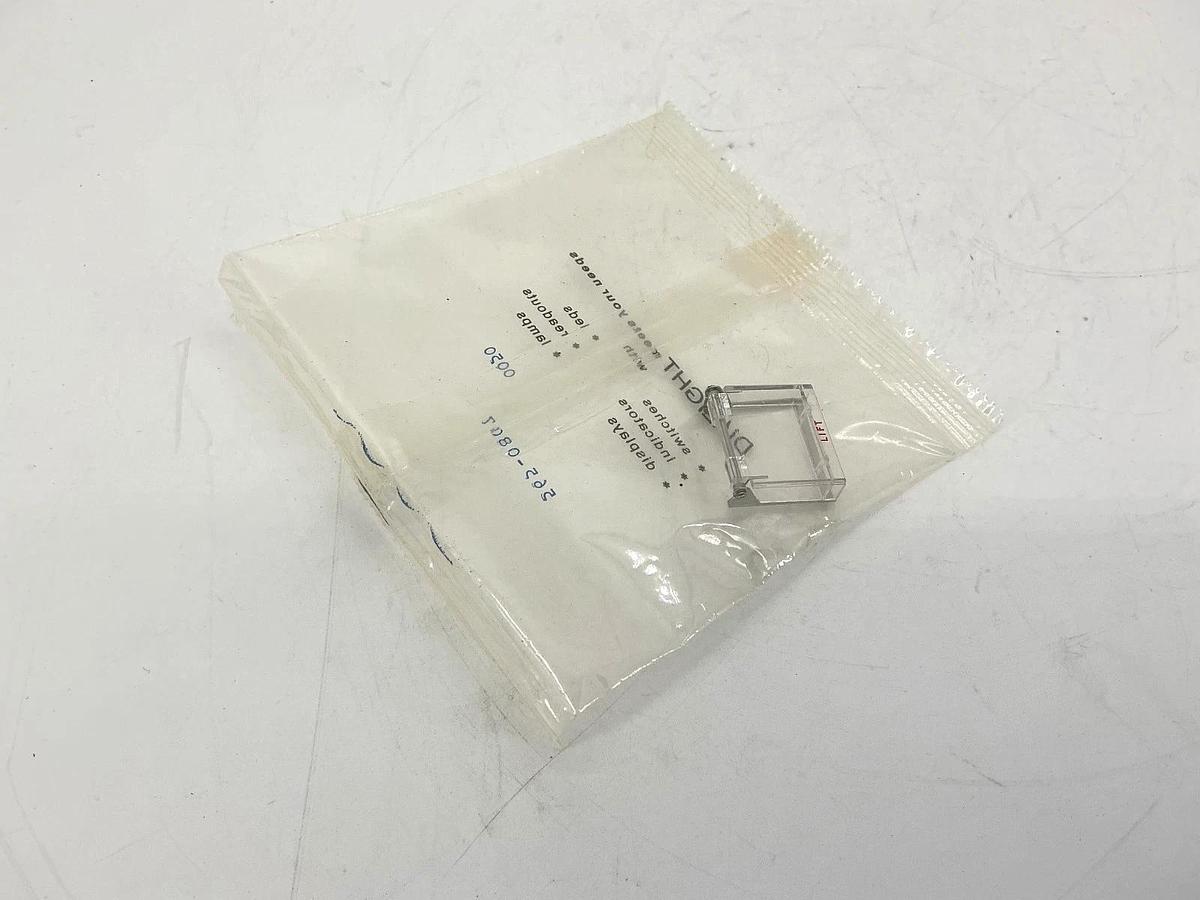 Lot of 2 New Dialight 565-0807 Switch Bezel Cap Clear 5650807