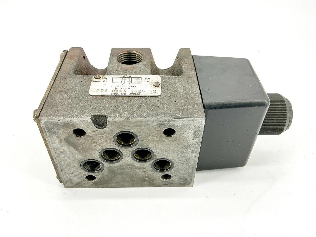 Used Racine Bosch FD4-DTKS-102S-52 Solenoid Valve 110/115V 654312