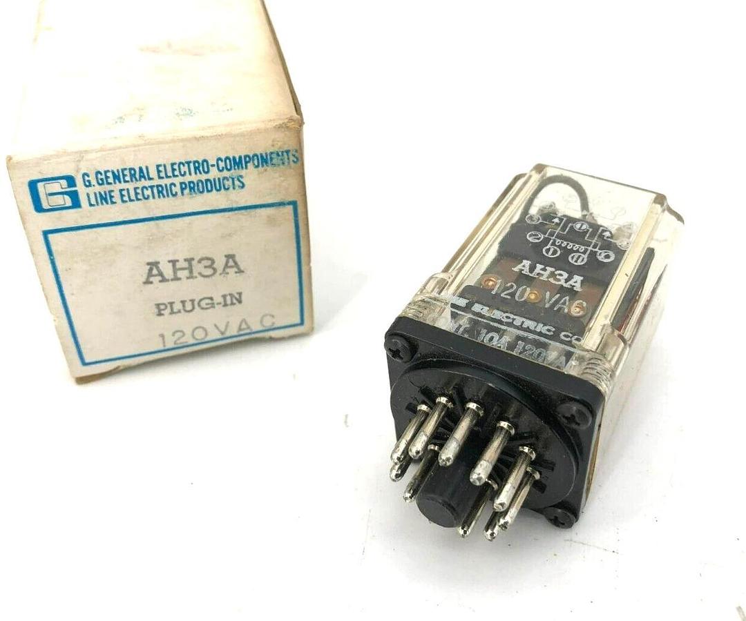 New Line Electric AH3A Relay 120VAC 10A