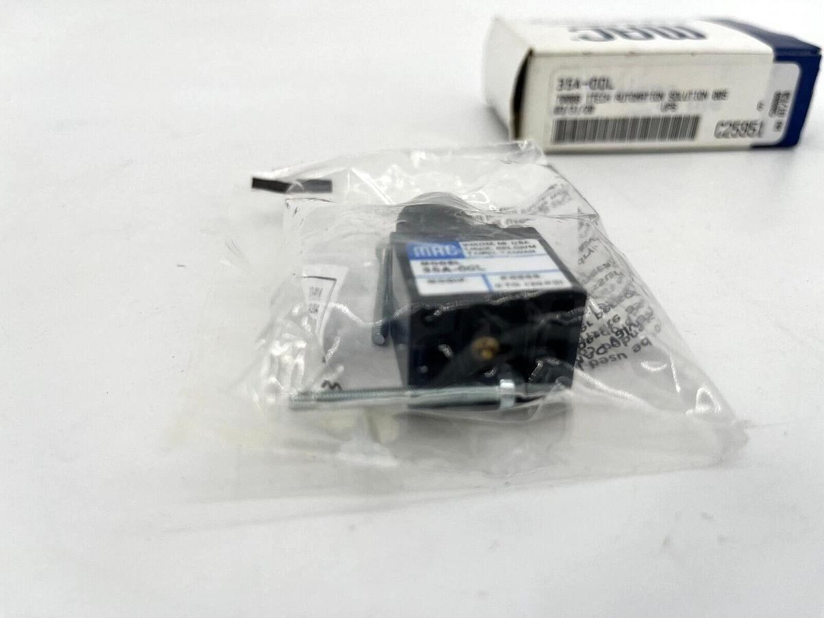 New MAC Valves 35A-00L Slotted Stem Valve 0-120PSI