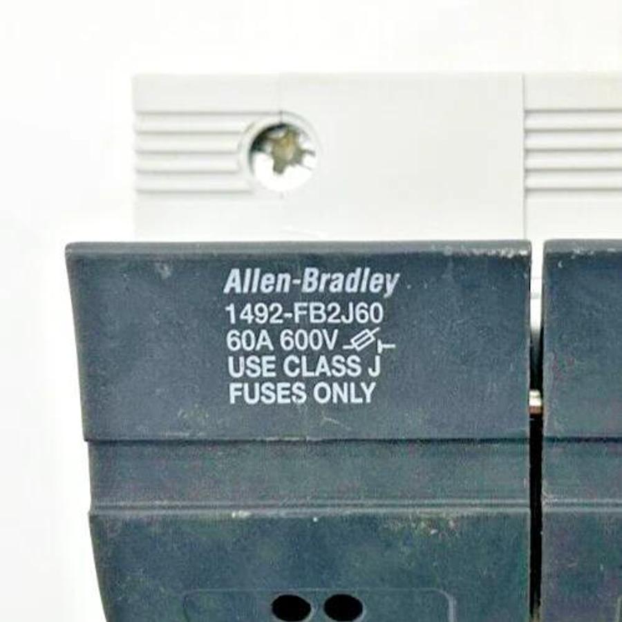 New Allen Bradley 1492-FB2J60 Fuse Holder 2P 60A