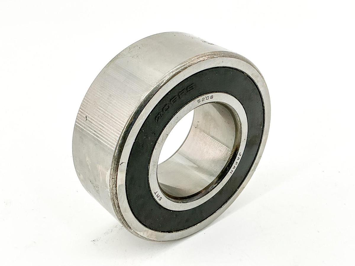 New SMT 5208-2RS Double Row Rubber Seal Bearing 40MM Bore - No Box