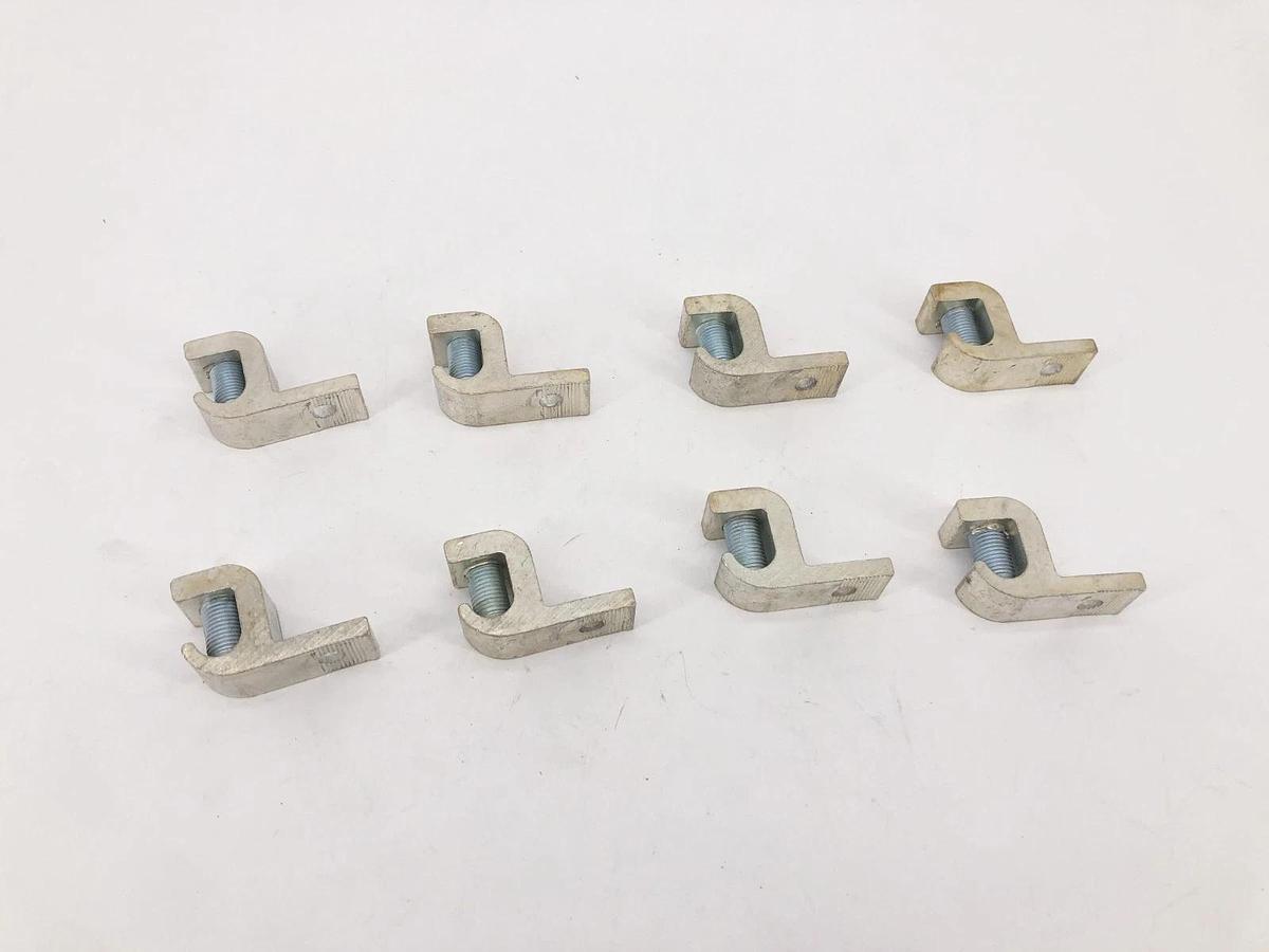 Lot of 8 New 1/0-14 ALORCU Lay-In Ground Lugs - No Box