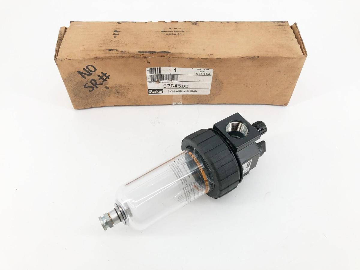 New Parker 07L45BE Pneumatic Mist Lubricator 3/4"