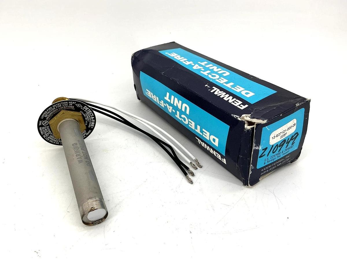 New Fenwal 12-E27121-000-05 Detect-a-Fire Temperature Sensor 225F 5A 125VAC