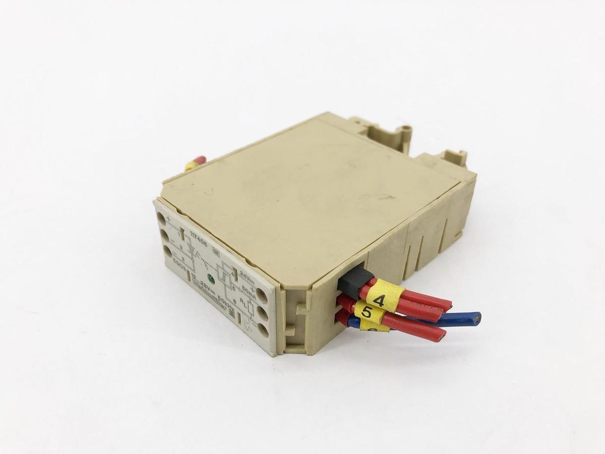 Used Weidmuller 117406 Relay Module EGO3 Octocoupler 12-28V