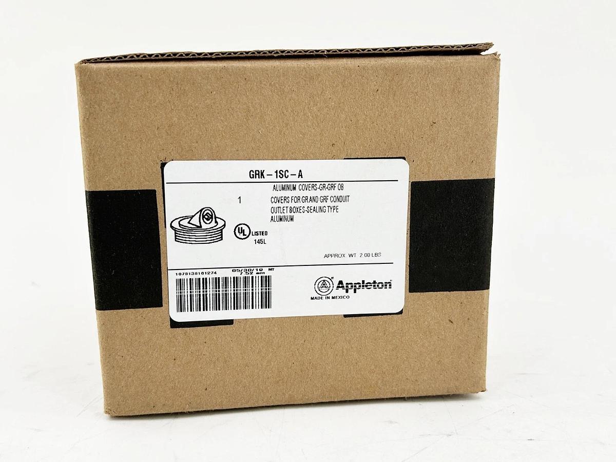 New Appleton GRK1SCA Conduit Alum Form-1 Sealing Cover