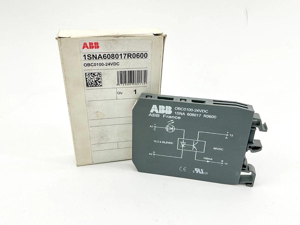 New ABB 1SNA608017R0600 Terminal Relay OBV0100-24VDC