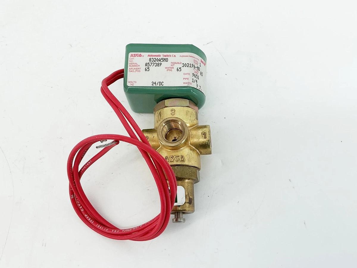 New Asco 8320A5MO 24VDC Solenoid Valve 65PSI 9.7W - No Box
