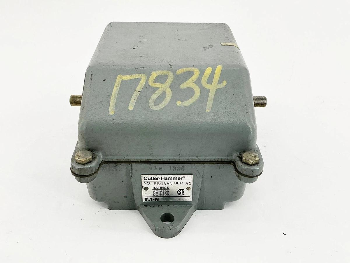 Used Cutler Hammer E84AAN Mill-Type Limit Switch Control 2200V 2NO-1NC NEMA 4