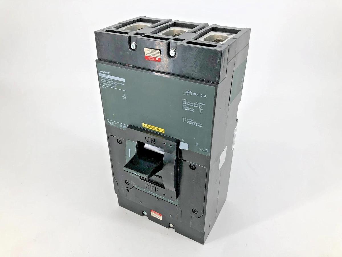 New Square D LAL3640035M Circuit Breaker 400A 3P 600V Mag-Gard LA 400A