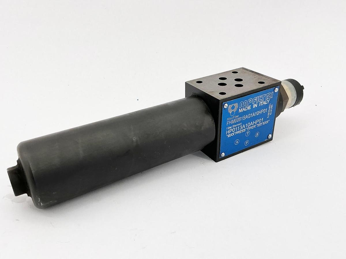 New MP Filtri FHM0061SAG1A10HP01 Hydraulic FIlter Valve Assembly HP0113A10AHP01