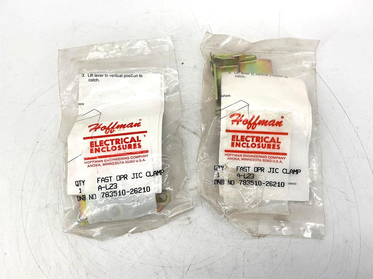 Lot of 2 New Hoffman 783510-26210 Fast OPR JIC Clamp A-L23 783S10-26210