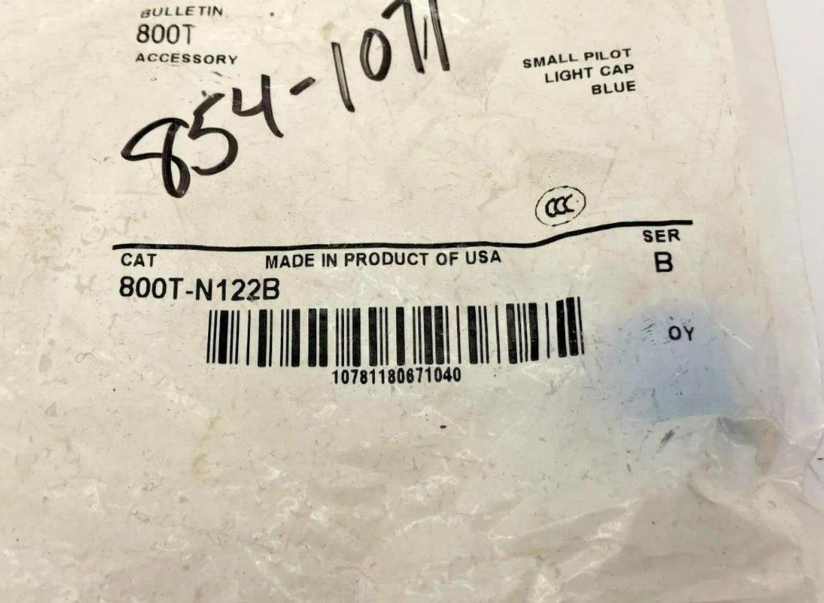 Lot of 7 New Misc. Allen Bradley Pilot Light Caps 800T-N122 800T-N126