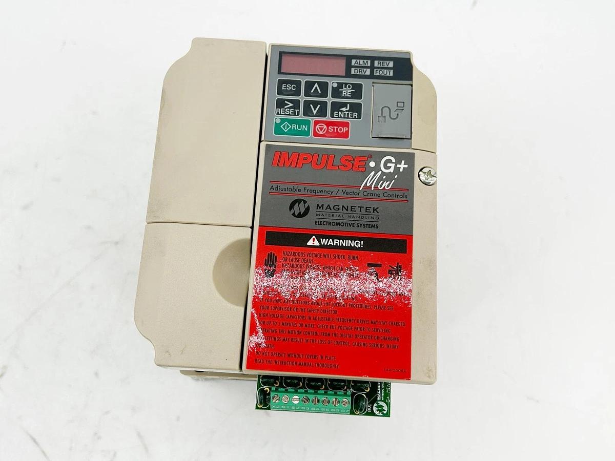 New Magnetek Impulse 4003-G+M AC Drive 144-25012 Yaskawa CIMR-VU4A0004BAA 480V