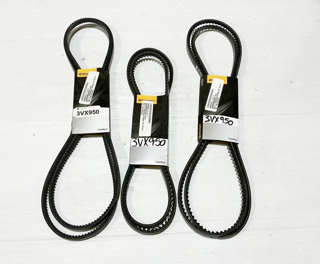 New Continental 3VX950 Cogged Belt 95" Length 3/8" Width - No Box