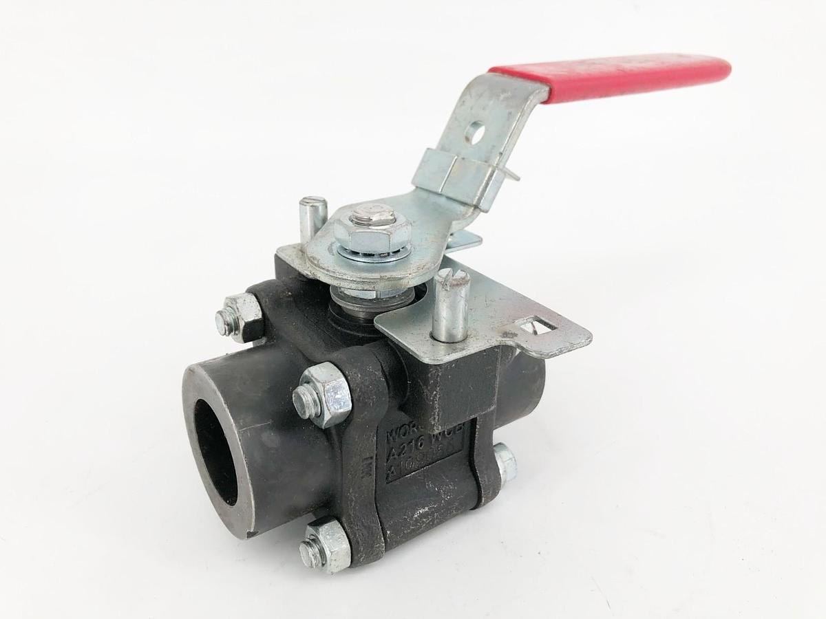 Used Flowserve 3/4-594466TTSW-V77-R21 Ball Valve Carbon Steel 1000psi