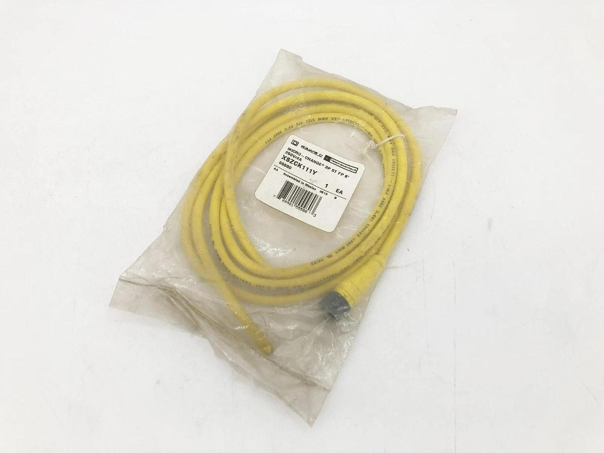New Square D XSZCK111Y Cable Micro-Change 3P ST FP 6FT. 250V/4A