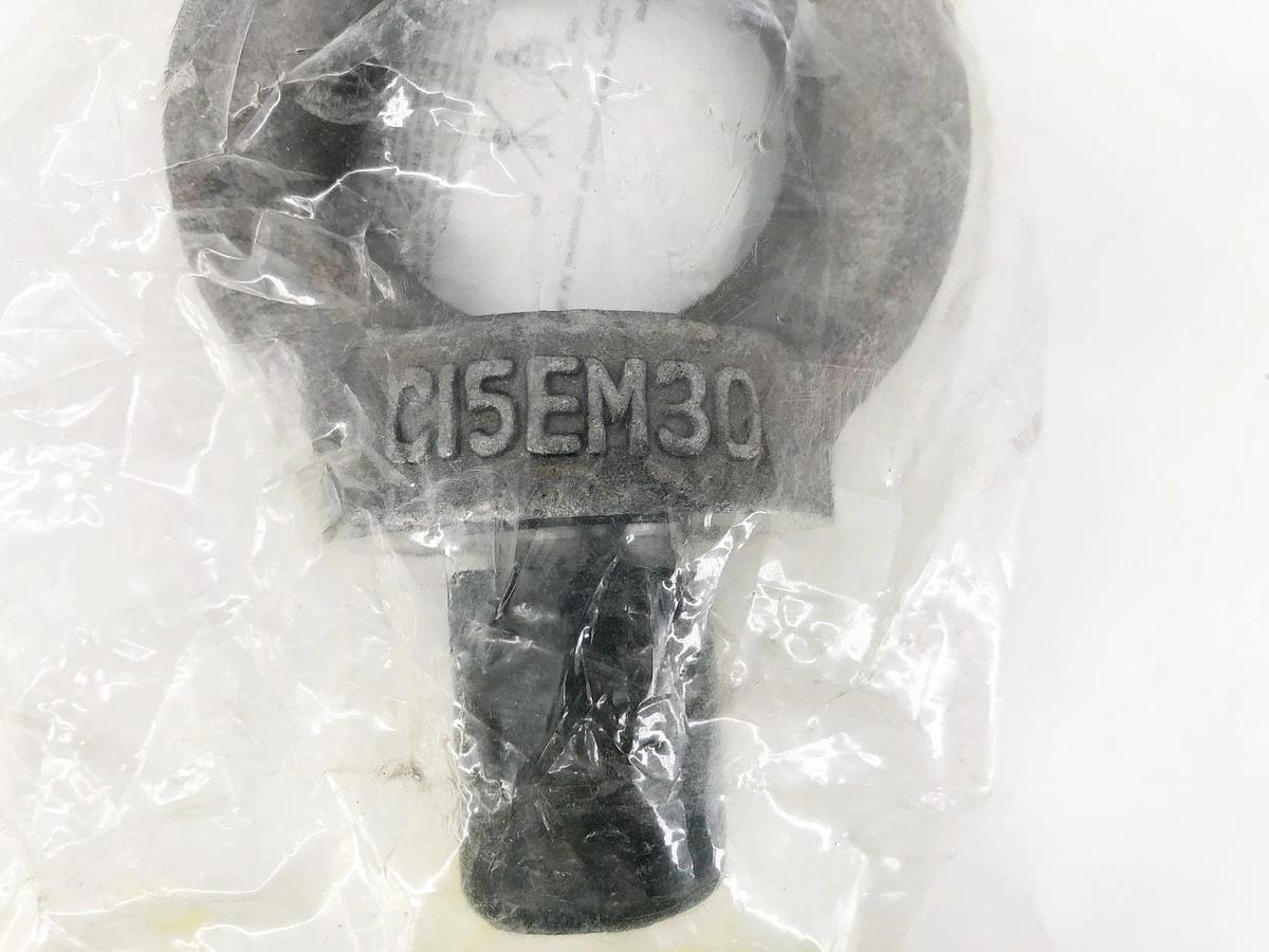 New Stamperia Carcano Giuseppe DIN580-M30-C15E Lifting Eye Bolt C15EM30 3200kg