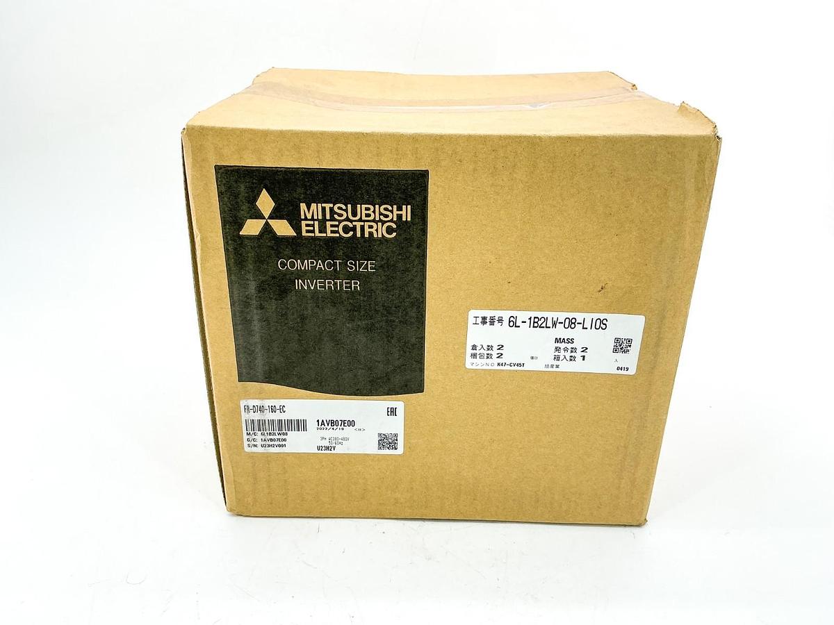 Used New Mitsubishi Electric FR-D740-160-EC Inverter Drive 3PH 480V - Sealed Box