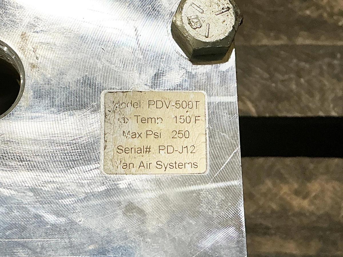 Used Vanair Systems inc 39-0284 Pneumatic Drain Valve 250PSIG 150F Deg PDV-500T