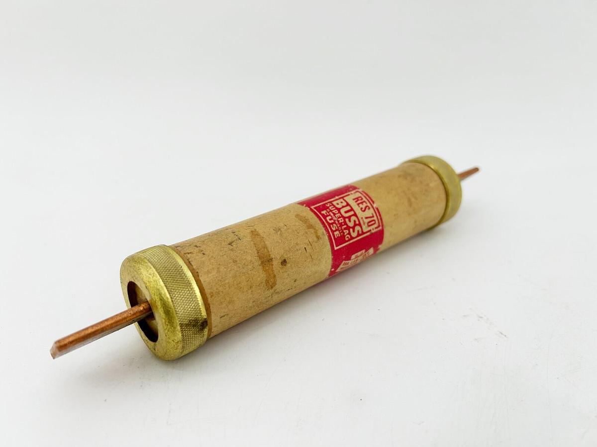 New Bussmann RES-70 Super Lag Renewable Fuse 70A 600V Class H