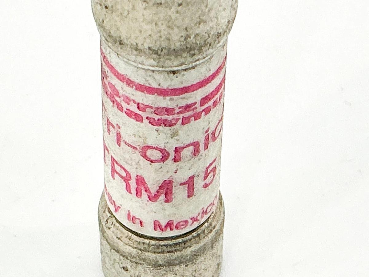 New Lot of 5 Ferraz Shawmut TRM15 Time Delay Fuse 15A 250V - No Box