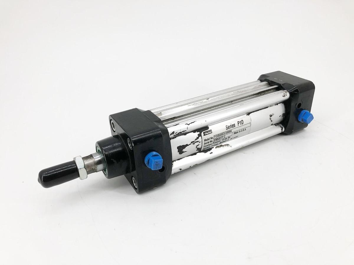 Used Parker P1D4S040MC0100NNNN Air Cylinder Aluminum Piston 10 bar