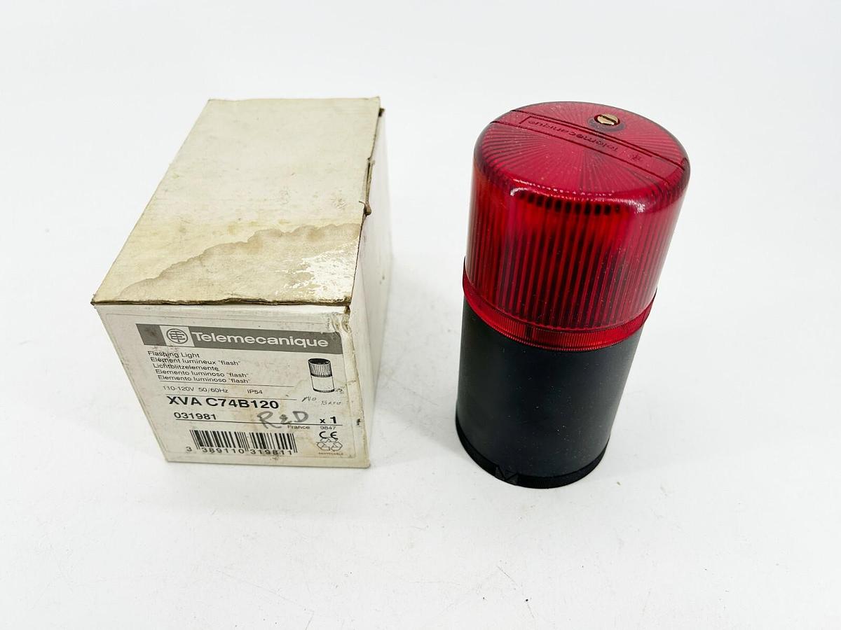New Telemecanique XVA C74B120 Flashing Light 110-120V 50/60Hz IP54