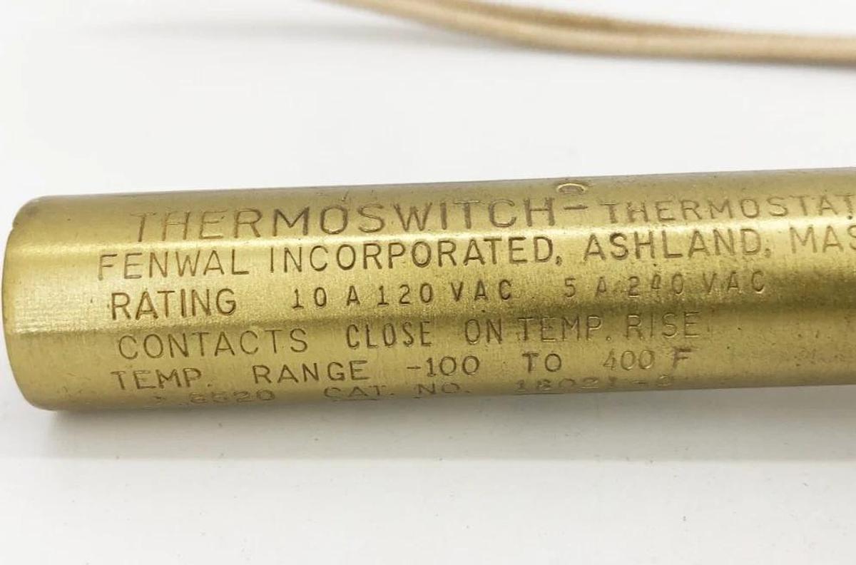 New Fenwal 18021-0 Thermostatic Switch 10A 120VAC 5A 250VAC - No Box