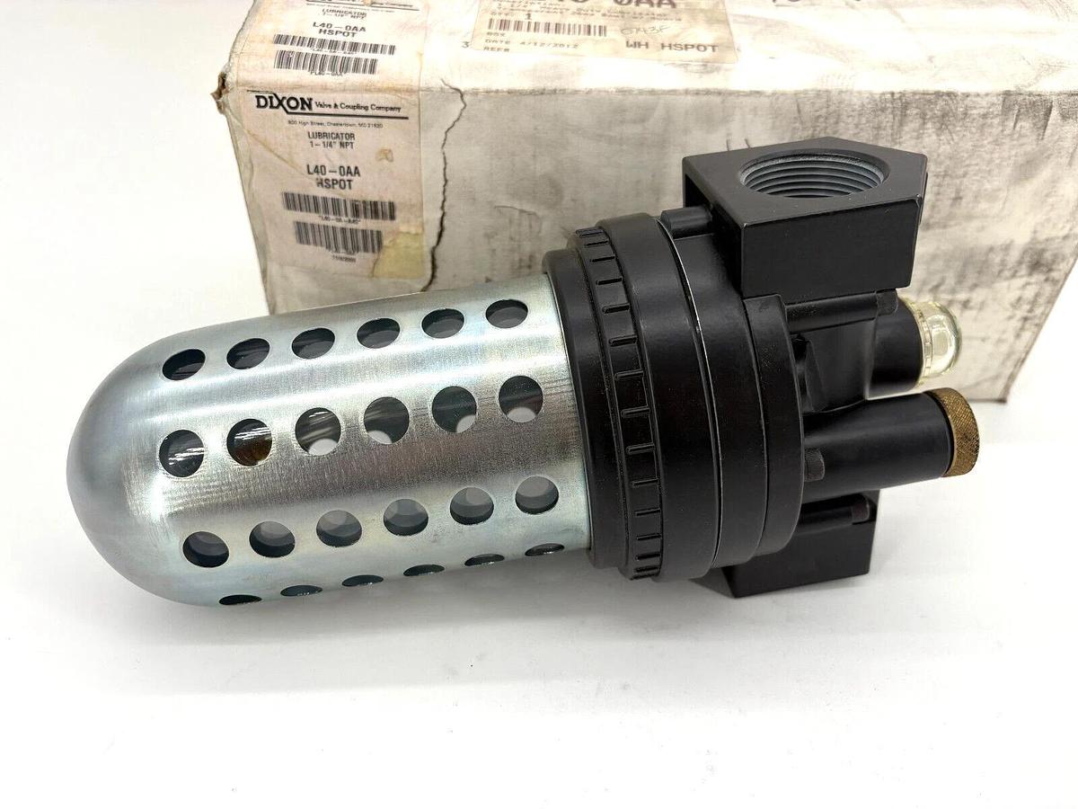 New Dixon Valve L40-0AA Lubricator 1-1/4" NPT 150PSI Max
