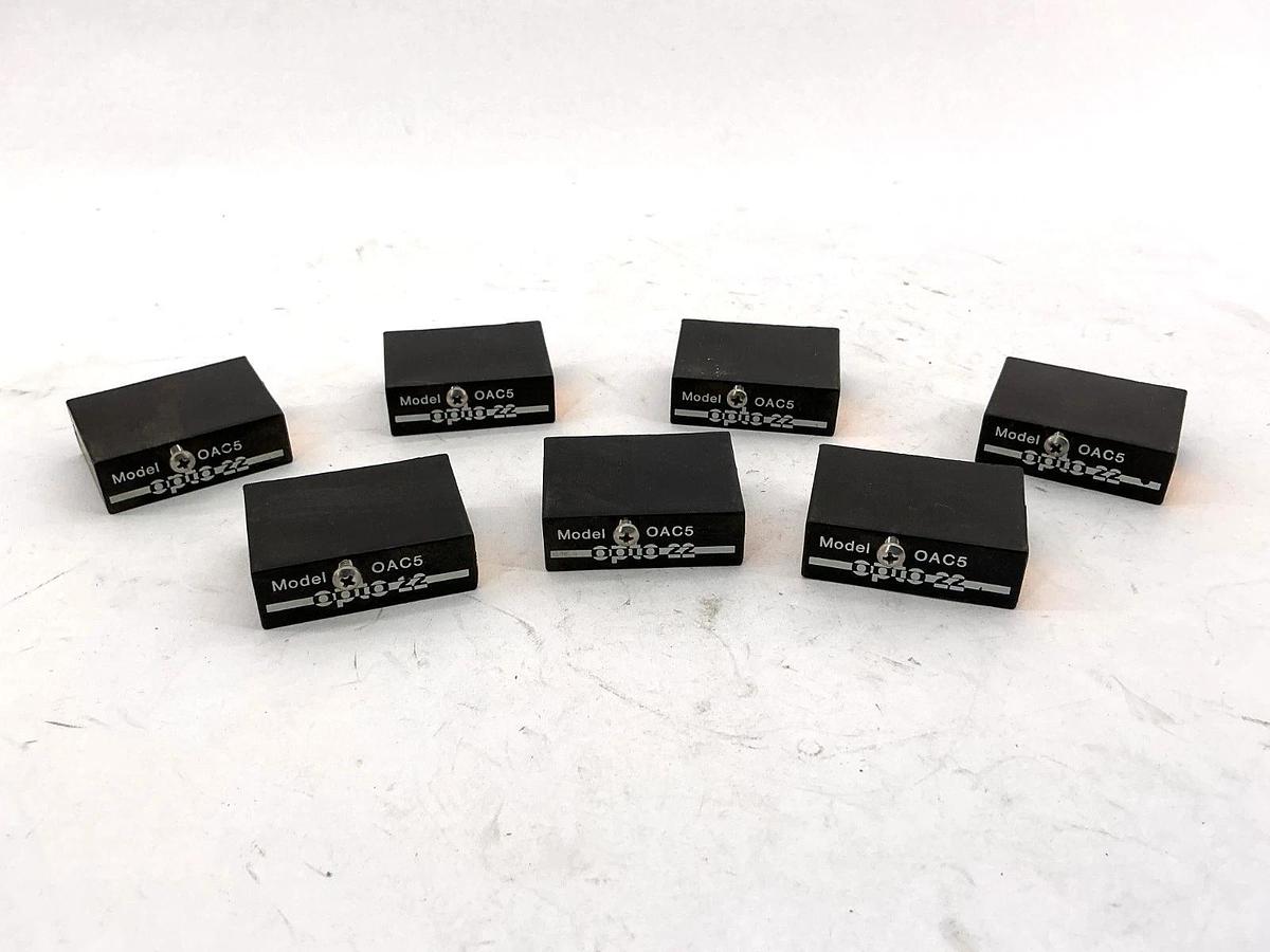 Used Lot of 7 OPTO 22 OAC5 Output Module 4-Pin