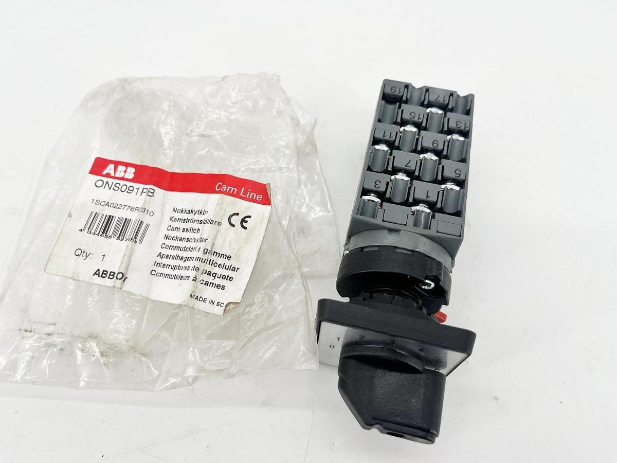 New ABB ONSO91PB Cam Switch 10 Maintained Positions 0-9